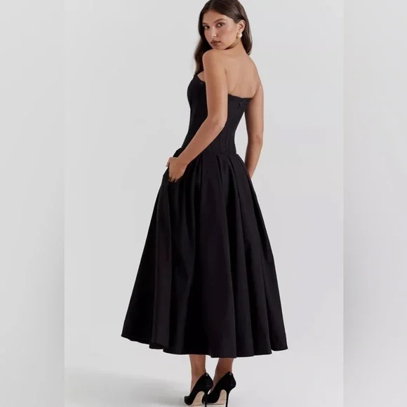 House of CB Lady Corset Midi Dress